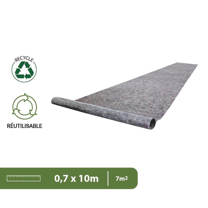 Couverture de protection de sol imperméable et absorbante