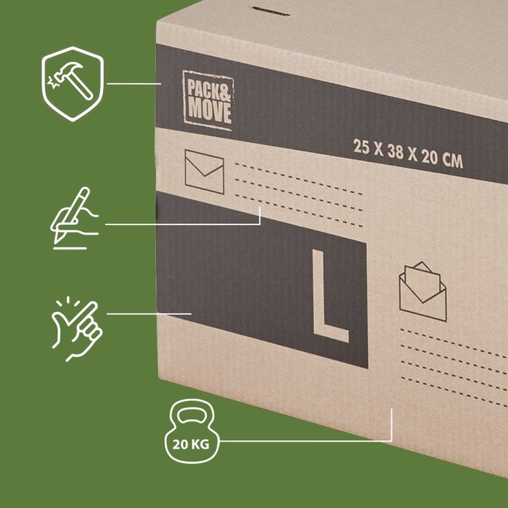 Colis d'expéditions taille L : Emballages carton pour colis sécurisés