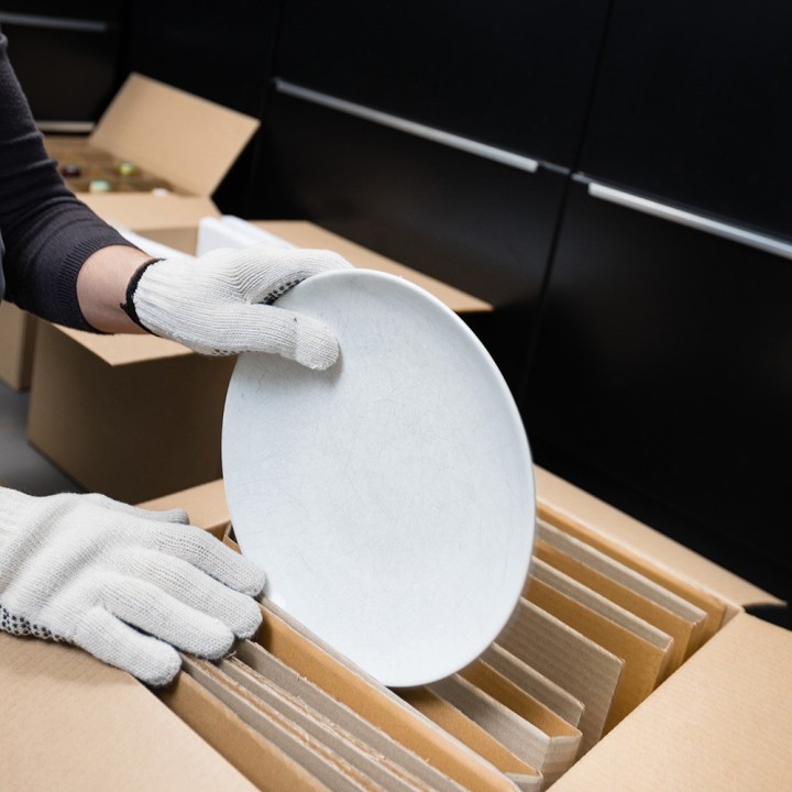 Calage carton croisillon - carton pour déménagement sans stress