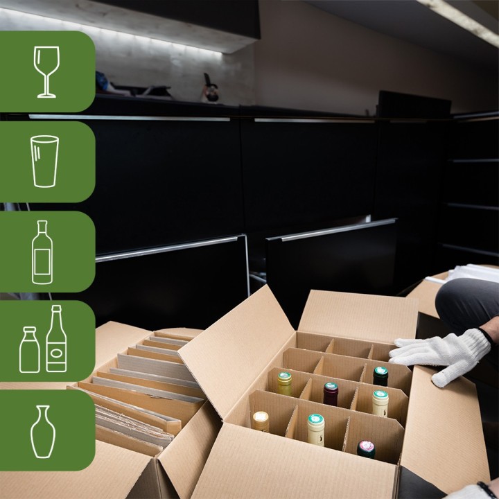 Croisillons calage : protégez vos verres pendant le déménagement