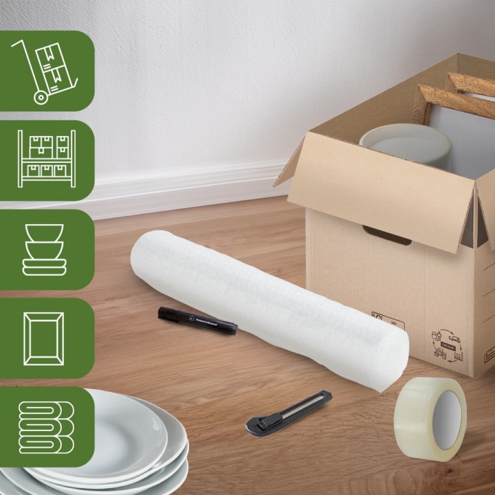 Kit cartons déménagement - Le nécessaire pour T1, prêt à l’emploi