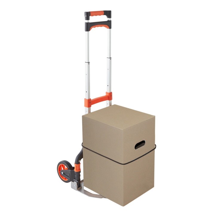 Chariot pliable - Léger, costaud, diable de manutention compact