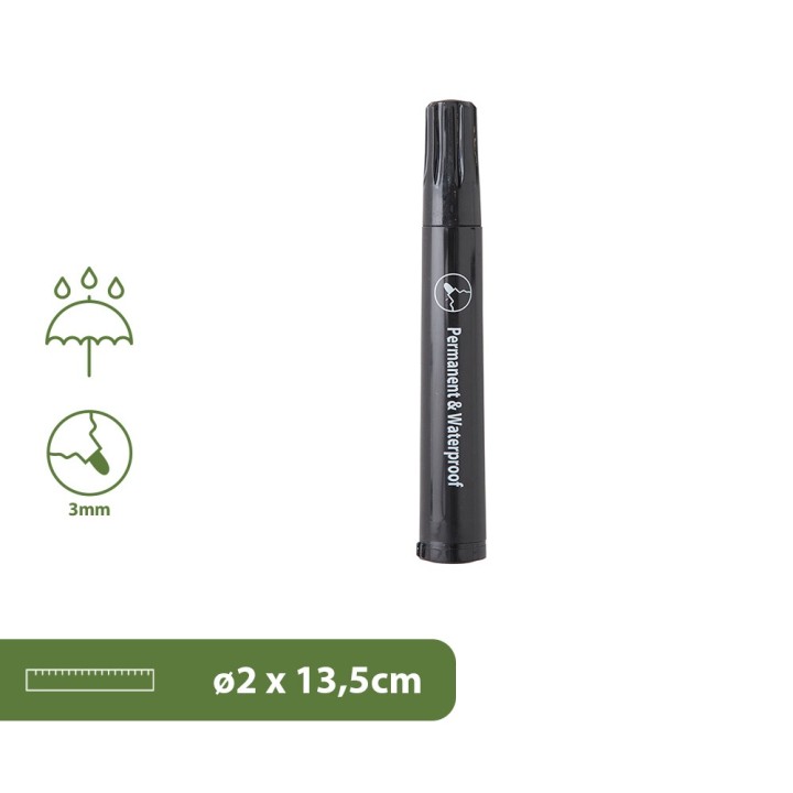 Marqueur noir permanent waterproof | Pour cartons déménagement