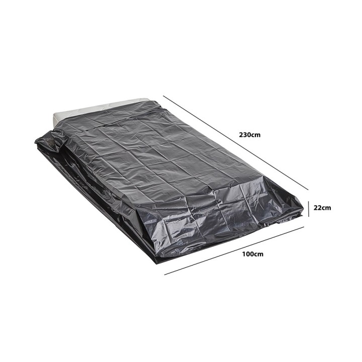 Housse matelas 1 et 2 places - Protection plastique robuste