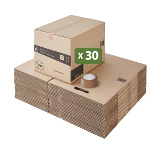 Carton déménagement ajustable - Hauteur modifiable