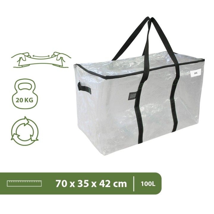 Sac de déménagement - 100L - Stockage, Résistance, réutilisable