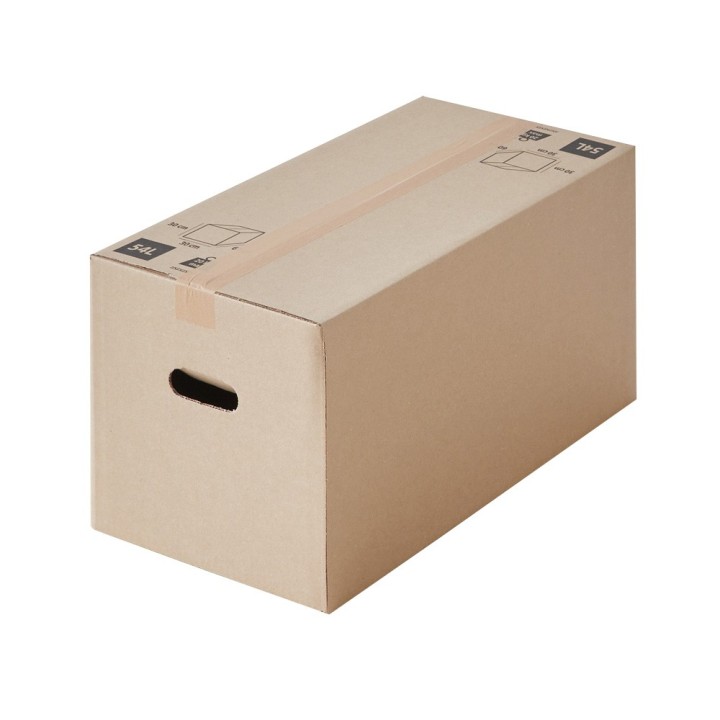 20 Cartons Déménagement Solides 54L et Adhésif 66m Offert