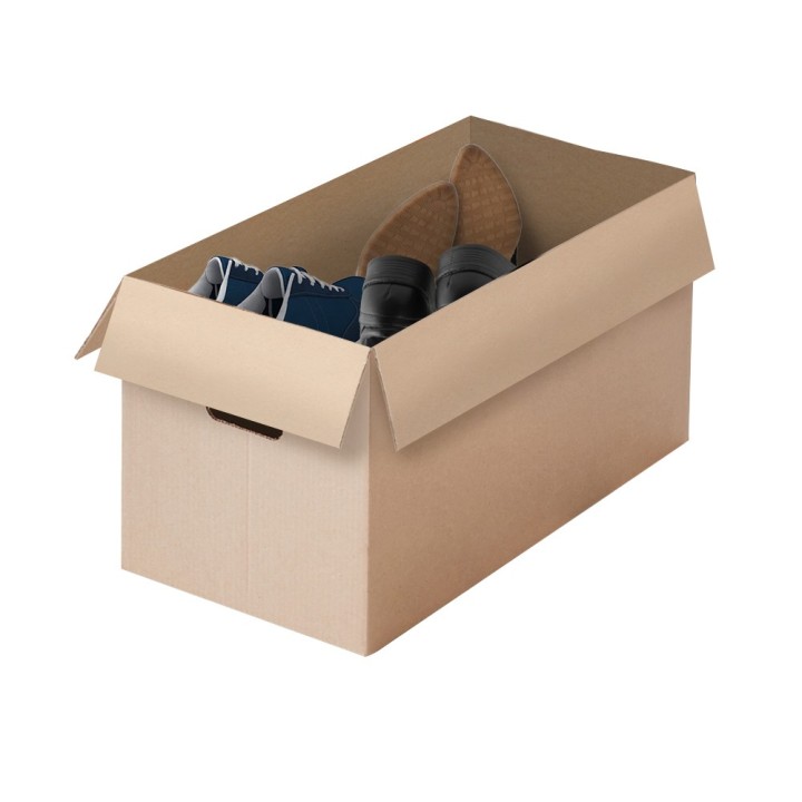 20 Cartons Déménagement Solides 54L et Adhésif 66m Offert