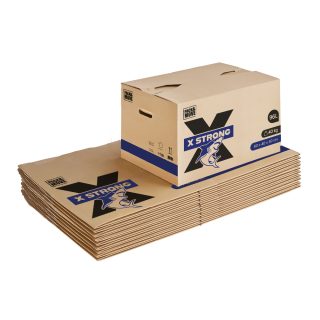 Cartons déménagement X-STRONG 96L (60 x 40 x 40 cm) - 40KG charge max