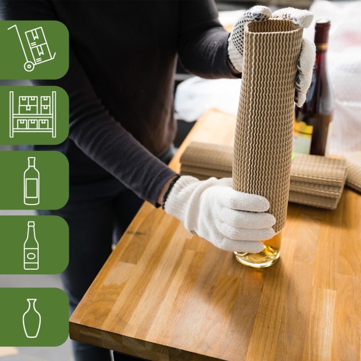Lot 6 Croisillons Protection Bouteilles & Verres 40cm | Séparateur