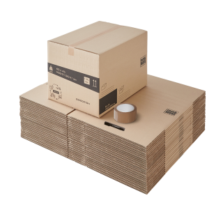 Carton déménagement ajustable - Hauteur modifiable