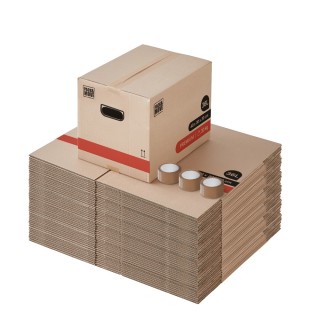 Carton déménagement premium 36L Robuste : Petit Format, Gros Impact