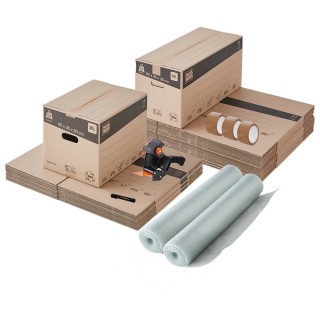 Kit carton déménagement - T3/T4 - 47 essentiels, on a tout prévu