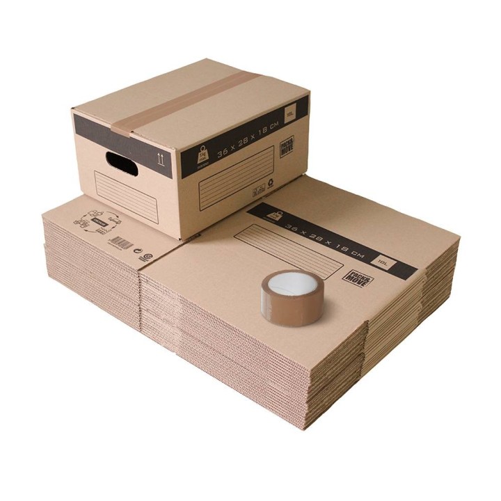 Cartons à livres en lot - Pas cher pour déménagement