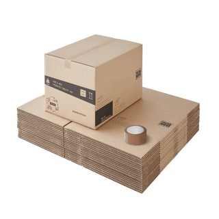 Carton déménagement ajustable - Hauteur modifiable