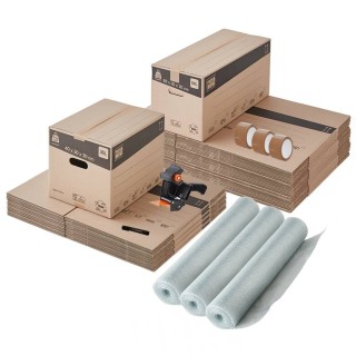 Carton déménagement kit - T4/T5 - 63 articles pour gros volumes
