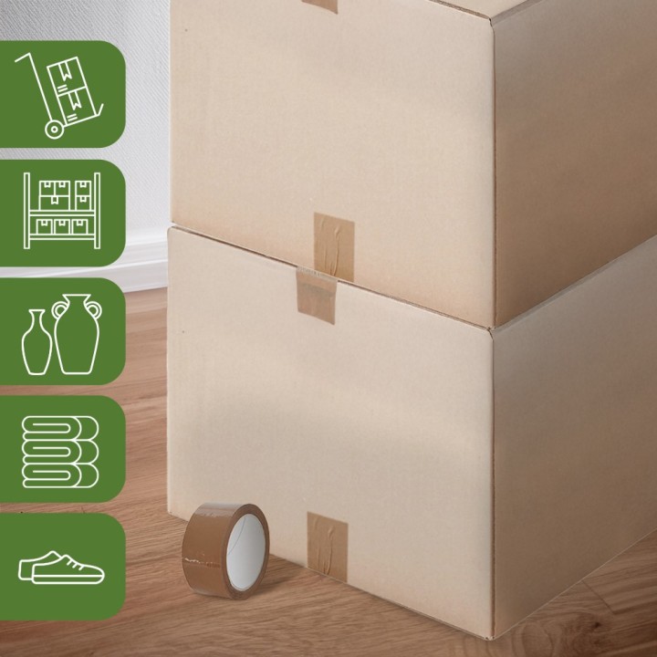 Carton réutilisé - Solide, vérifié, prêt à l’emploi, plus responsable