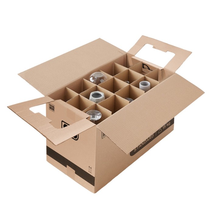 Carton vaisselle déménagement - Pour protéger assiettes et verres