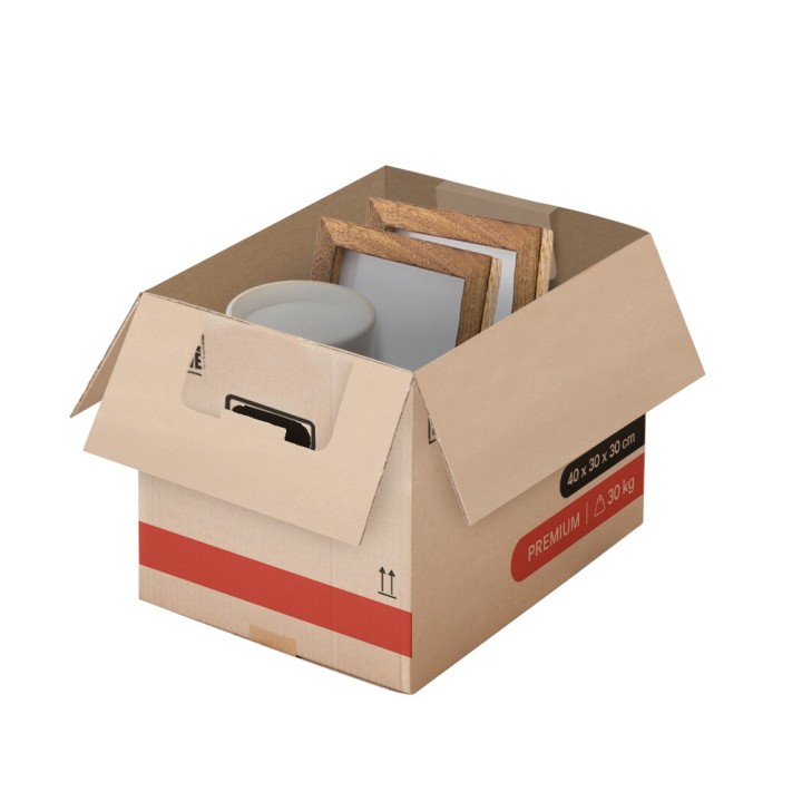 Carton déménagement premium 36L Robuste : Petit Format, Gros Impact