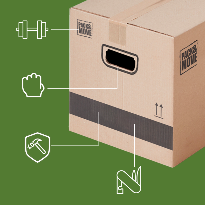 Cartons Déménagement 60 x 30 x 30 cm - Pas Cher