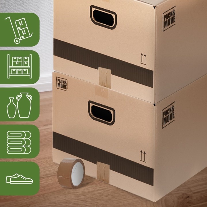 Carton de déménagement - Grand format 60 x 40 x 30 cm