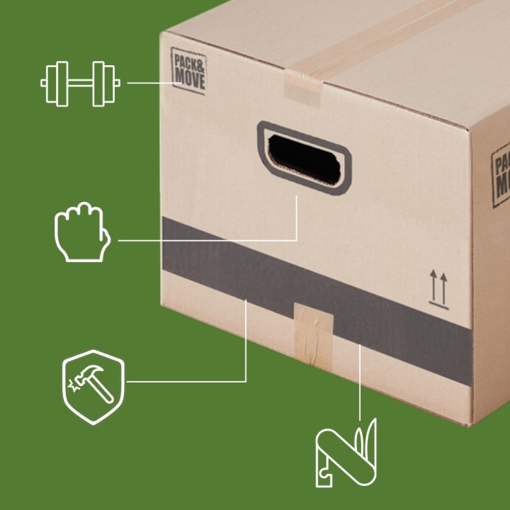 Carton de déménagement - Grand format 60 x 40 x 30 cm