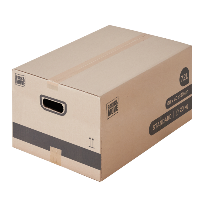 Carton de déménagement - Grand format 60 x 40 x 30 cm