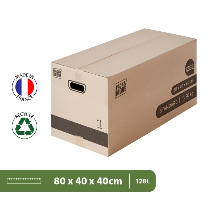 Carton grand format - XL : déménagez vos objets volumineux