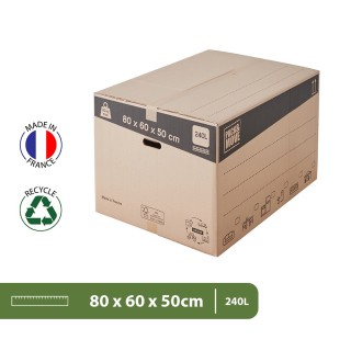 Carton XXL - Grande capacité, pour les objets volumineux