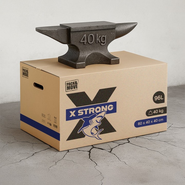 Carton déménagement X-Strong 96L - Haute résistance