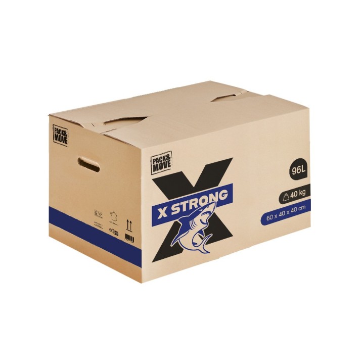Carton déménagement X-Strong 96L - Haute résistance