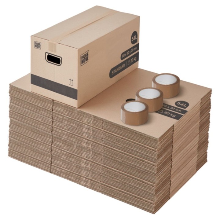 Cartons de Déménagement Pas Cher et Adhésif 0€