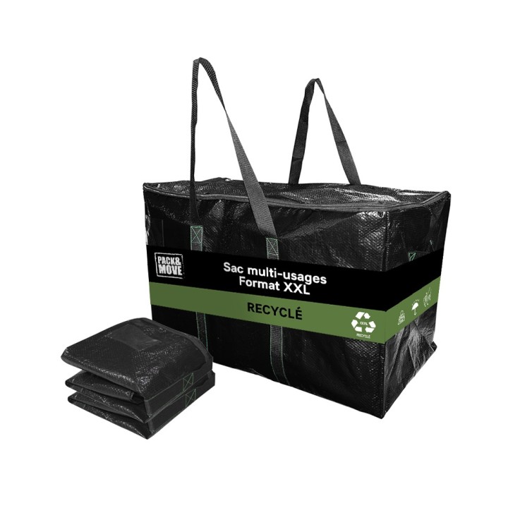 Sac de déménagement - 100L - Stockage, Résistance, réutilisable