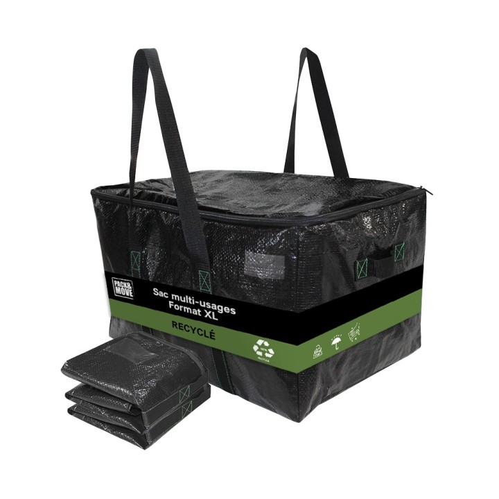 Sac de déménagement - 55L - Stockage, Résistance, réutilisable