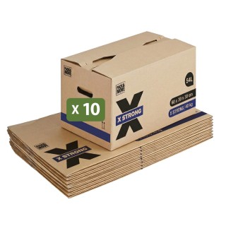 Cartons déménagement X-STRONG 54L (60 x 30 x 30 cm) - 40KG charge max