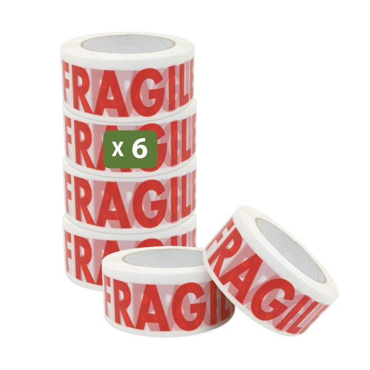 Ruban adhésif FRAGILE 100 m - Fiable, visible et pro