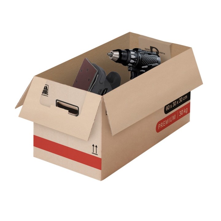 Carton épais déménagement - Double cannelure, solide et réutilisable