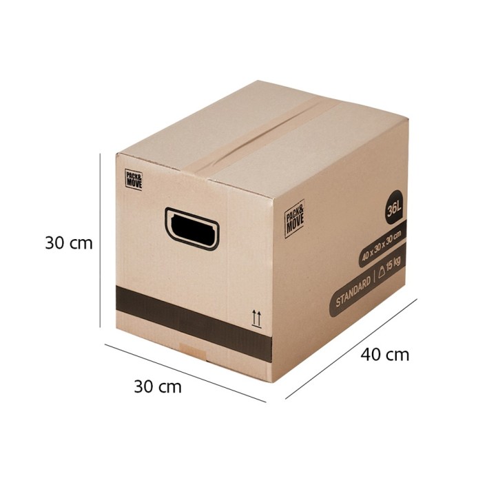 Cartons Déménagement 40 x 30 x 30 cm - Pas Cher