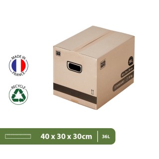 Cartons Déménagement 40 x 30 x 30 cm - Pas Cher