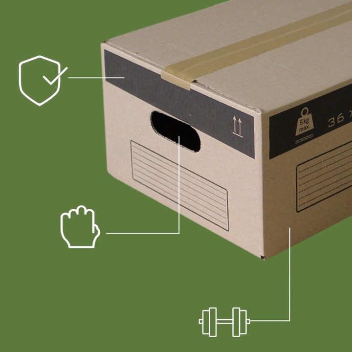 Cartons à livres en lot - Pas cher pour déménagement