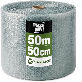 Rouleau Papier bulles - 50m x 50cm - emballage déménagement et expédition