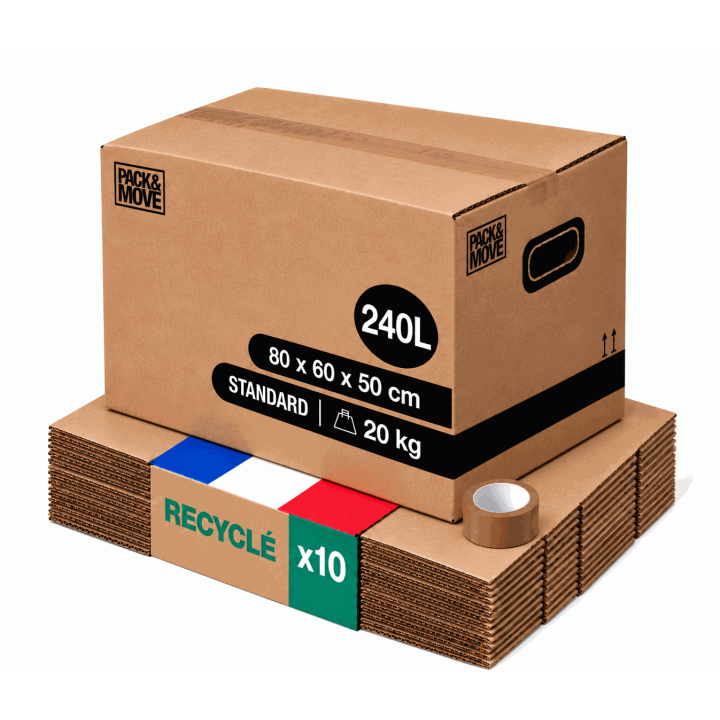 Carton XXL - Ultra spacieux, pensé pour le volumineux
