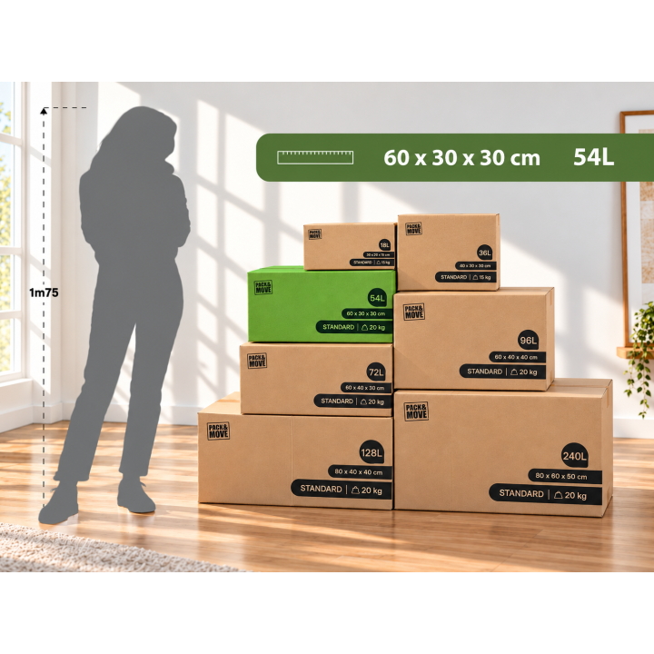 Cartons de Déménagement Pas Cher et Adhésif 0€