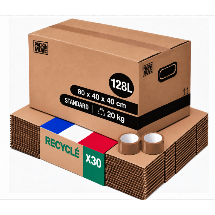 Carton grand format - XL : déménagement des objets volumineux