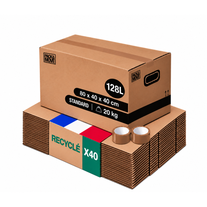 Carton grand format - XL : déménagement des objets volumineux