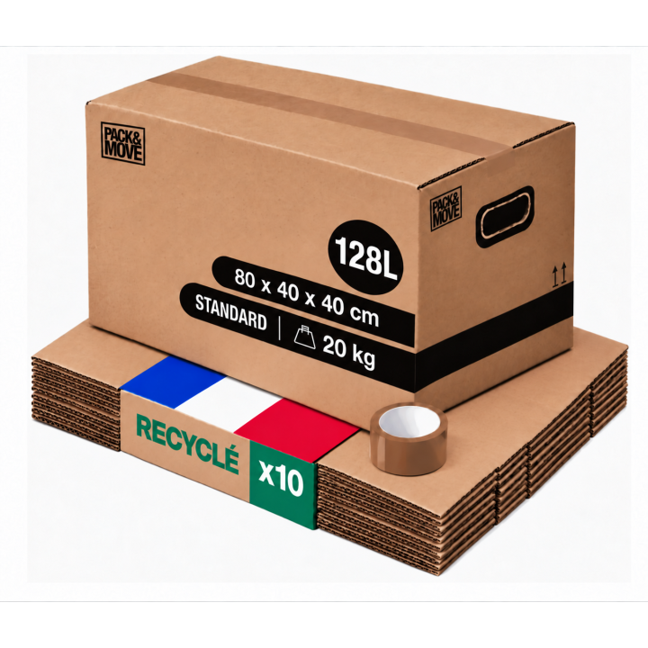 Carton grand format - XL : déménagement des objets volumineux