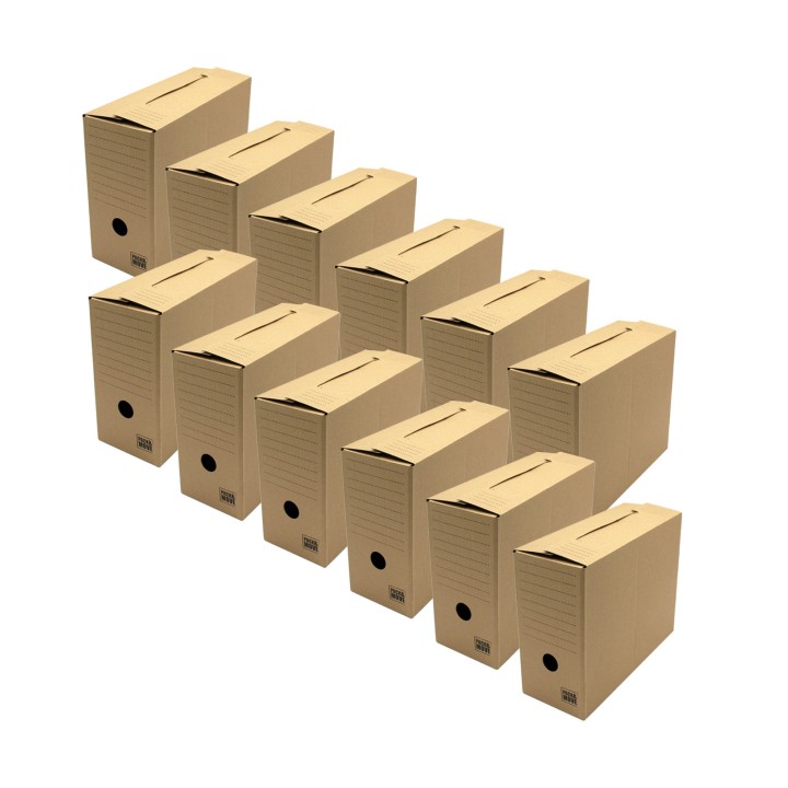 Kit boîtes d’archives - Classer, déménager et stocker vos papiers