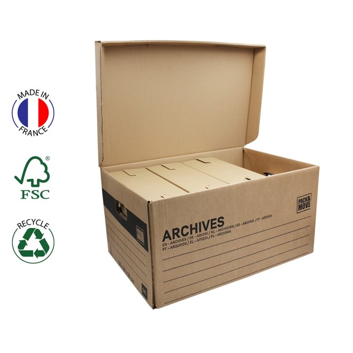 Lot boîtes d’archives - Le kit pour classer sans s’éparpiller