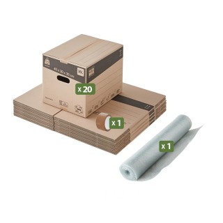 Kit carton déménagement étudiant - Complet & économique