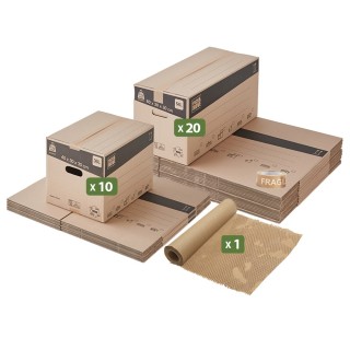 Kit déménagement écologique - Complet, engagé, sans plastique